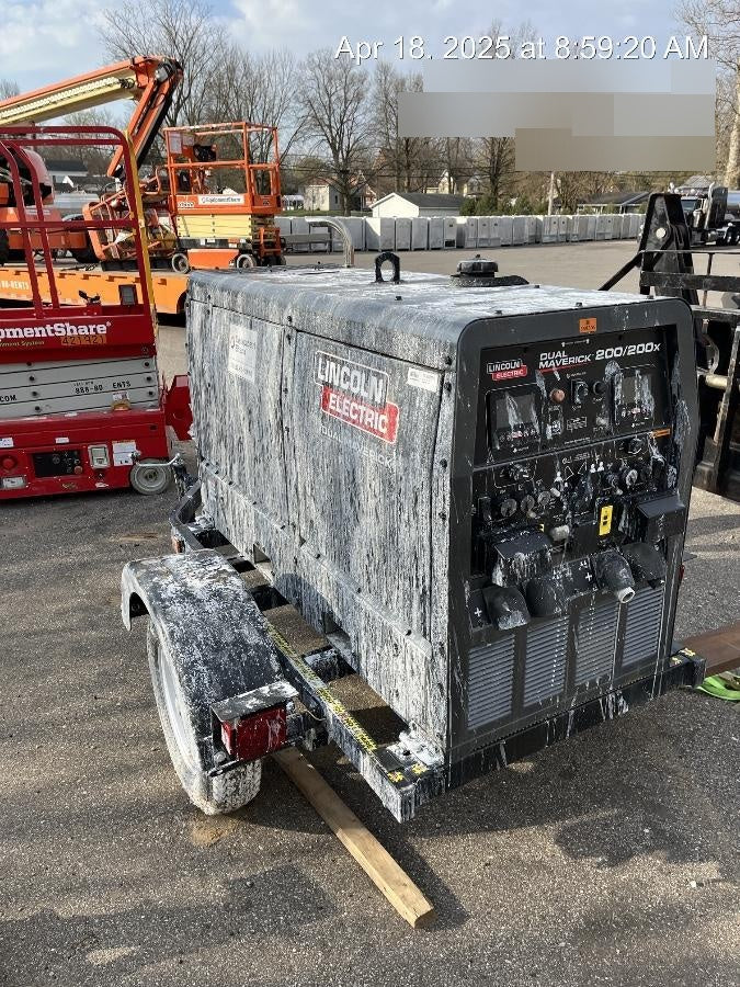 2024 Lincoln Electric Dual Maverick 200/200X Ready Pak 3, Includes Trailer, Cable Rack, Fender Light Kit K4382-1-RP3