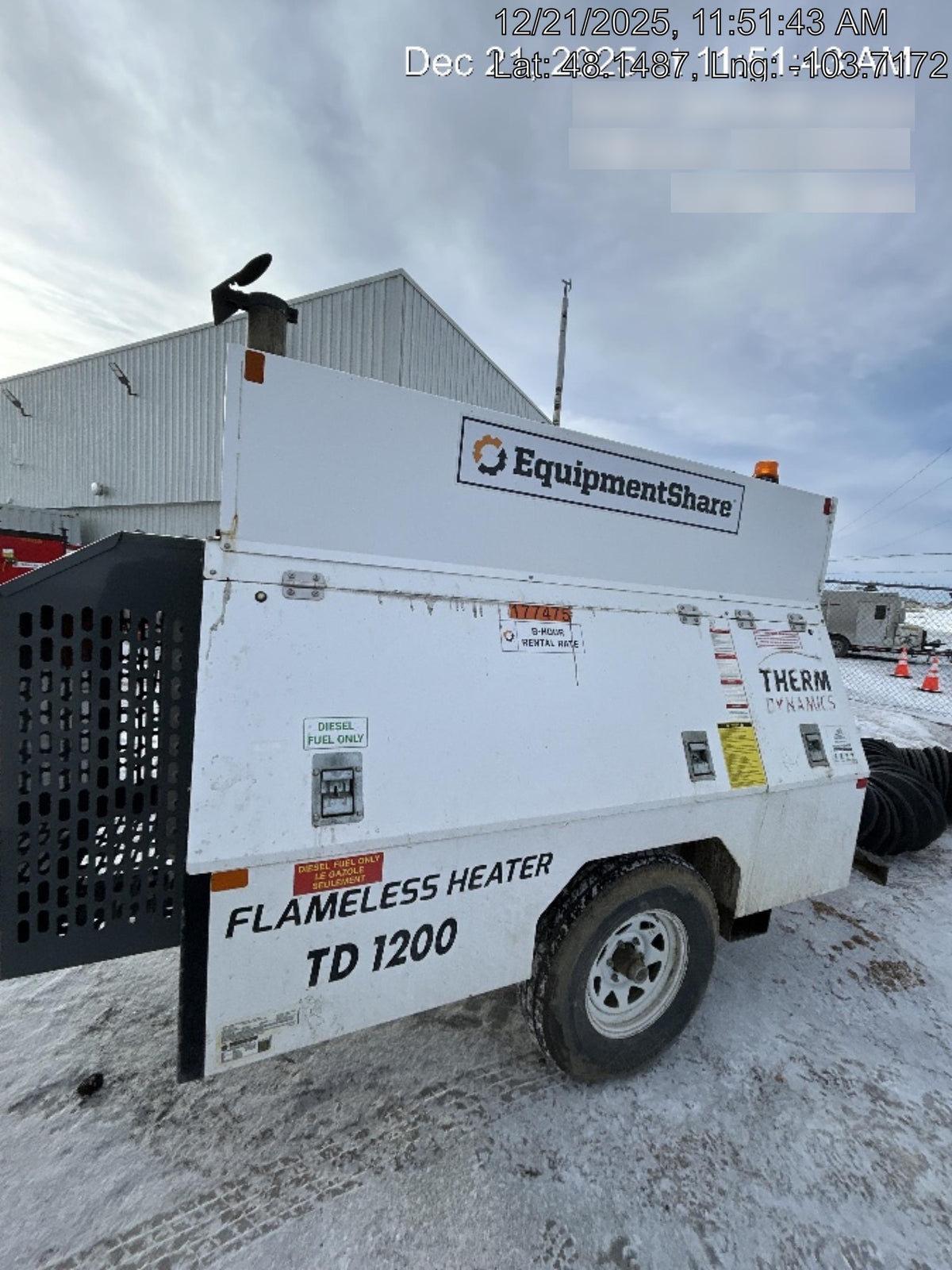 2021 THERM DYNAMICS TD1200