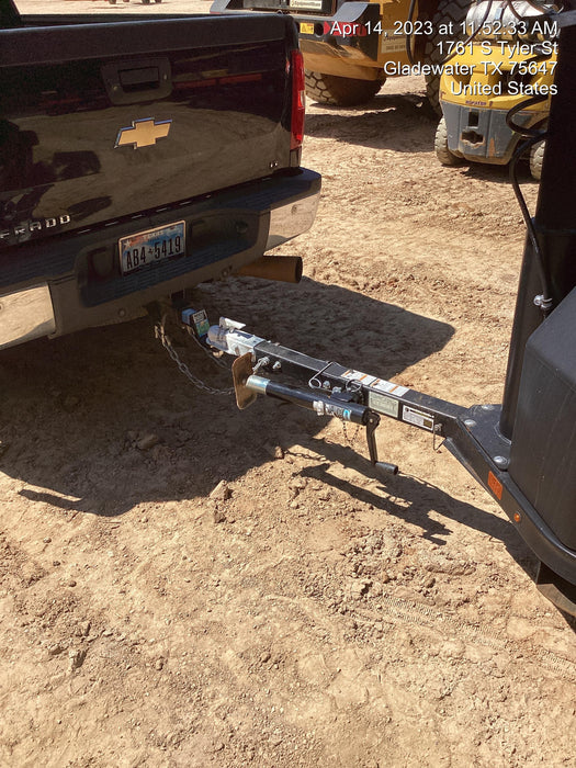 2022 Allmand NLV3GR (4) LED Light Fixture 350W, 23' Vertical Mast, 3kW Prime, Towable, Deep Sea L401, Leveling Jacks, Yanmar T4F 5.8hp