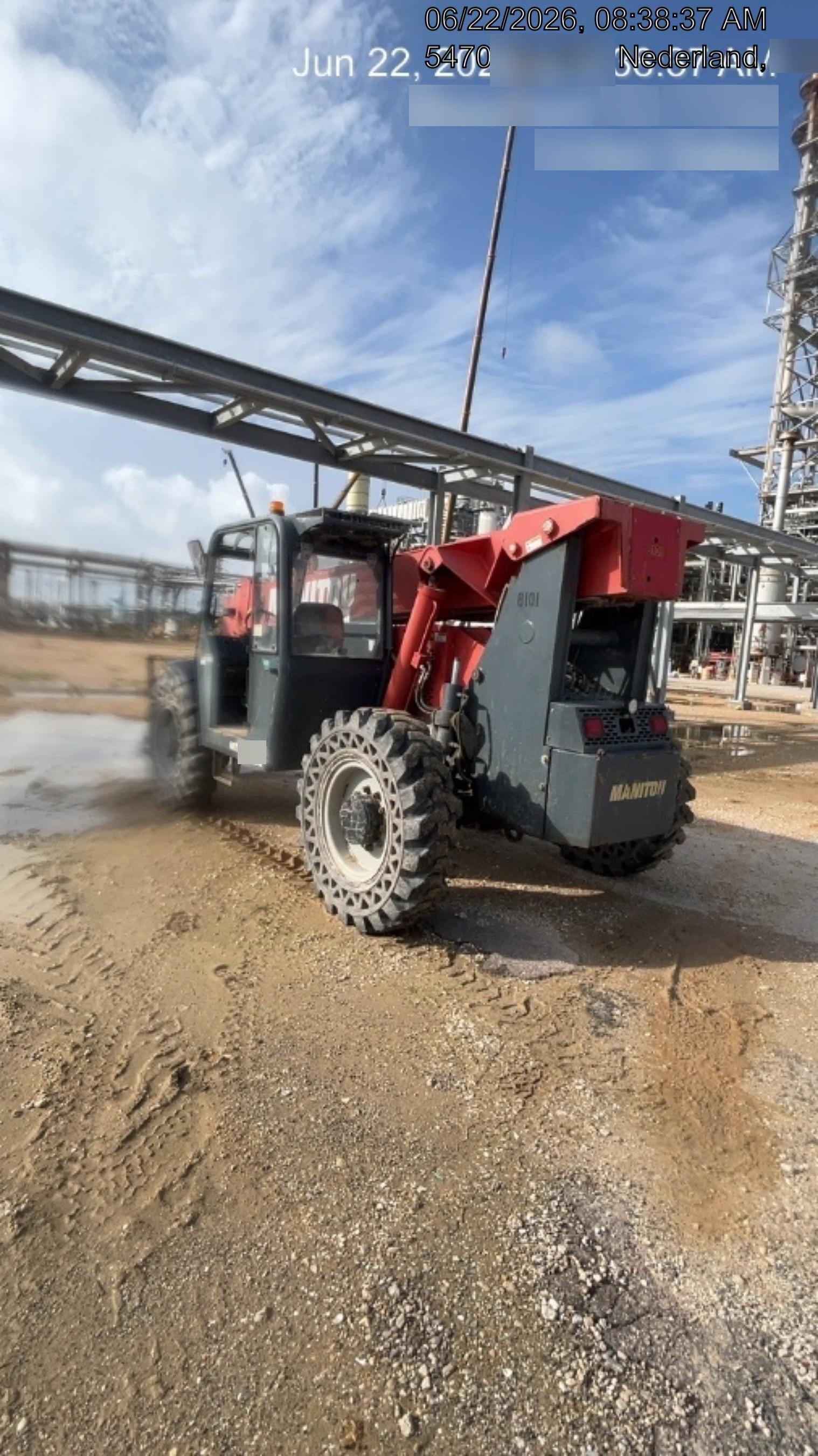 2018 Manitou 12042 Manitou MTA 12042 w/Cab/Heat/AC, Work Lights/Strobe, Aux Hyd, Solid Tires, Lift Hook, 66" Carriage, 72" Forks
