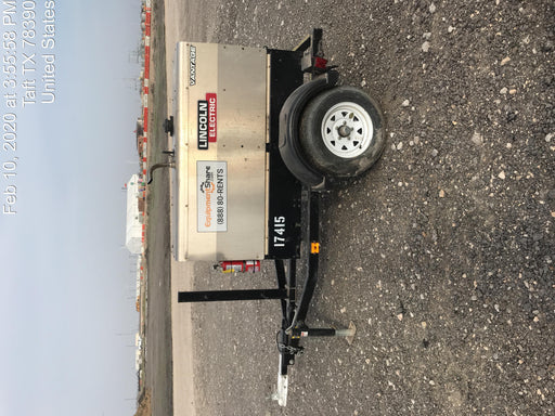 2018 Lincoln Electric Vantage 322 Lincoln Vantage 322 Welder Ready Pak 3 - Vantage 322, Trailer, Fender and light kit, Cable rack