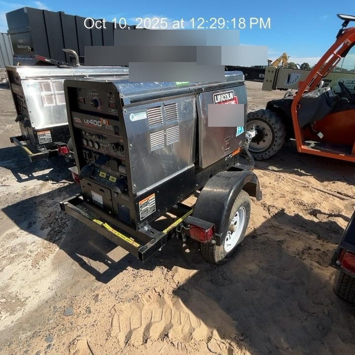 2024 Lincoln Electric LE400 Kubota V1505, Trlr, Cable Rack, Light Kit, ES Decals, T3