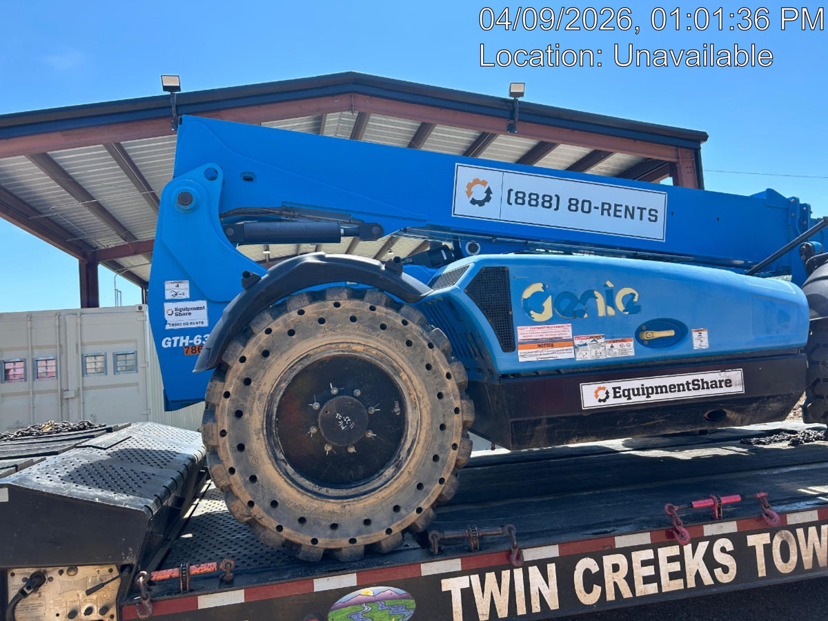 2020 Genie GTH-636 Canopy, Solid Tires, Work Lights, Beacon, Aux Hydraulics, Back up Alarm
