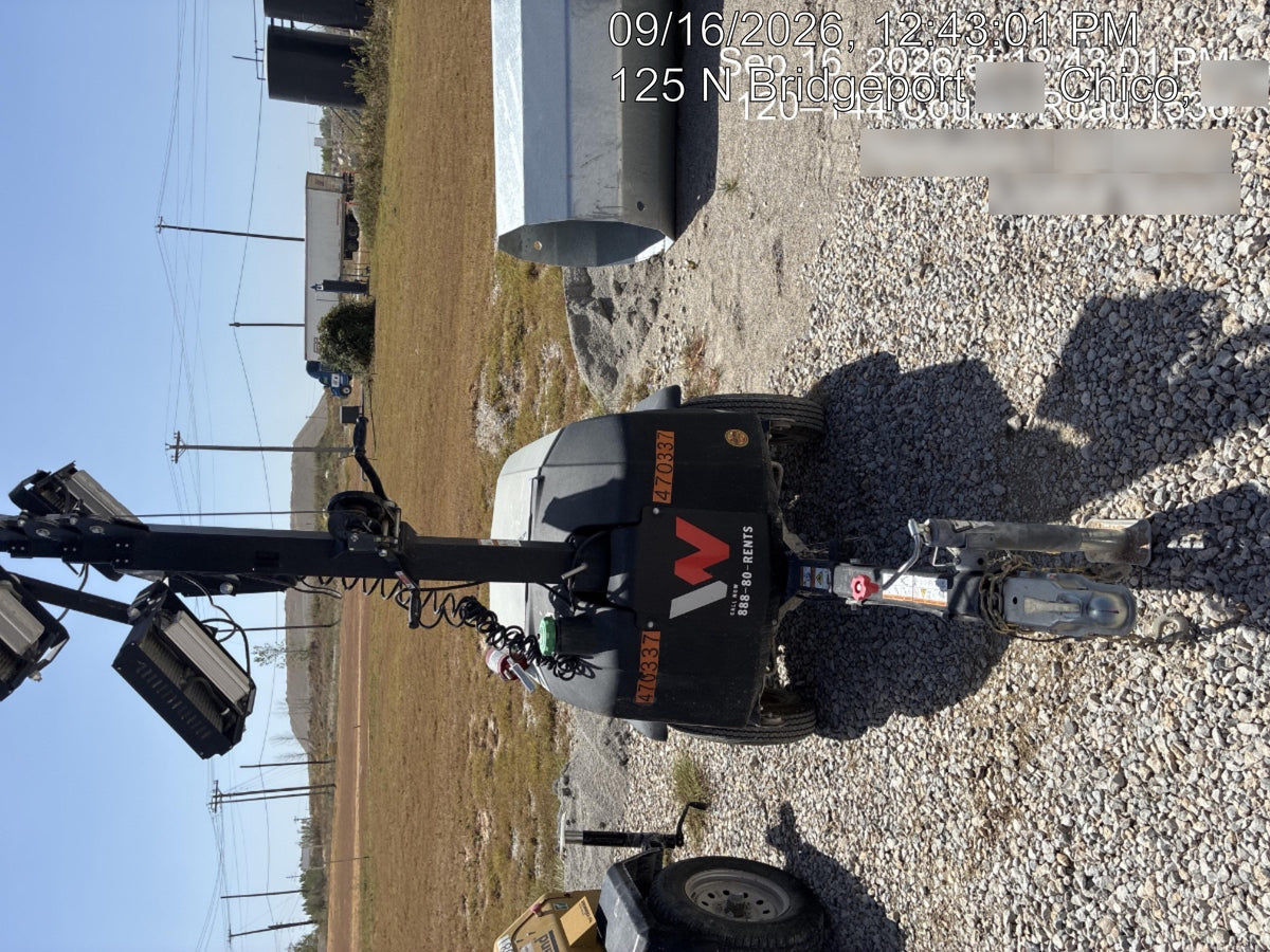2024 Wacker Neuson LTT4 Diesel, Kohler KDW702, Deep Sea Controller, Auto Start, LED 320W, Bypass Outlet, T3