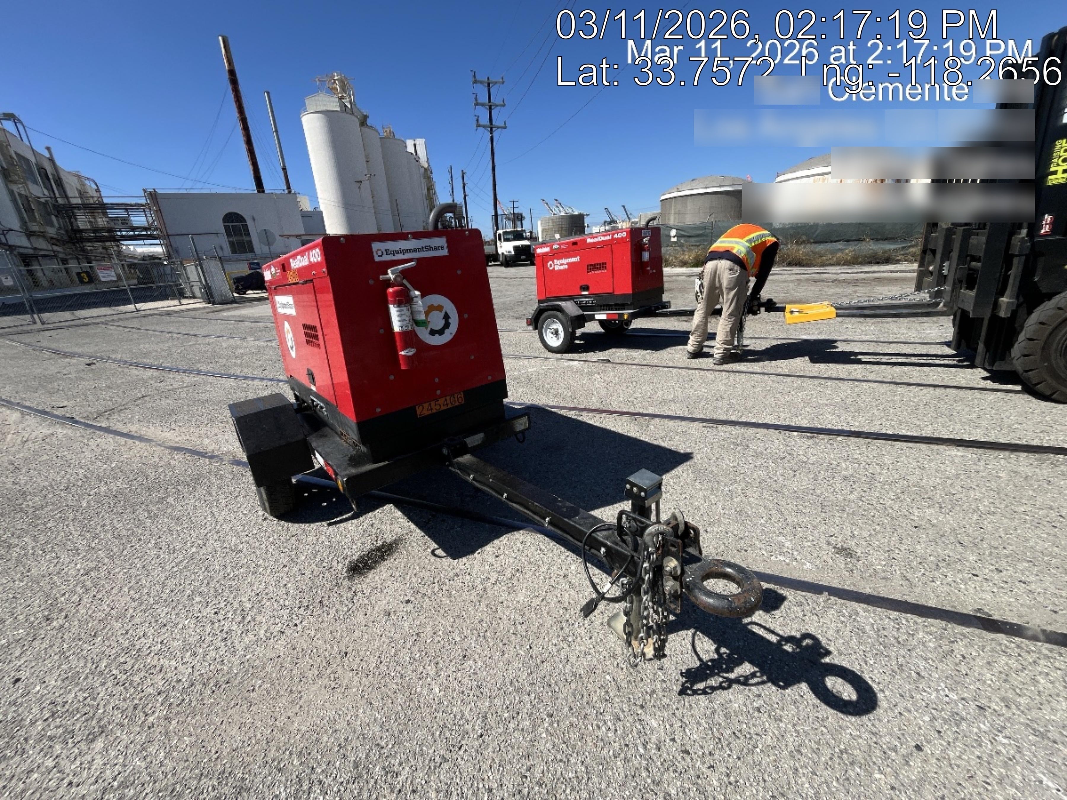 2022 Shindaiwa DGW400MDL Kubota D902 Engine, 23 HP, Dual Op Welder, Wire, Arc, Droop Stick, Tig, and CC Stick Functionality, Simulphase, 3 Phase and 1 Phase Gen Output, Single Axle NB Trlr, Slr Trckl Chrg 12V 12W, Fire Ext