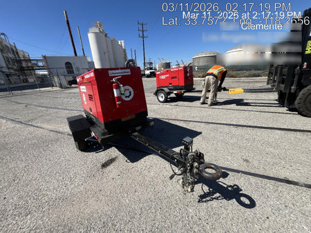 2022 Shindaiwa DGW400MDL Kubota D902 Engine, 23 HP, Dual Op Welder, Wire, Arc, Droop Stick, Tig, and CC Stick Functionality, Simulphase, 3 Phase and 1 Phase Gen Output, Single Axle NB Trlr, Slr Trckl Chrg 12V 12W, Fire Ext