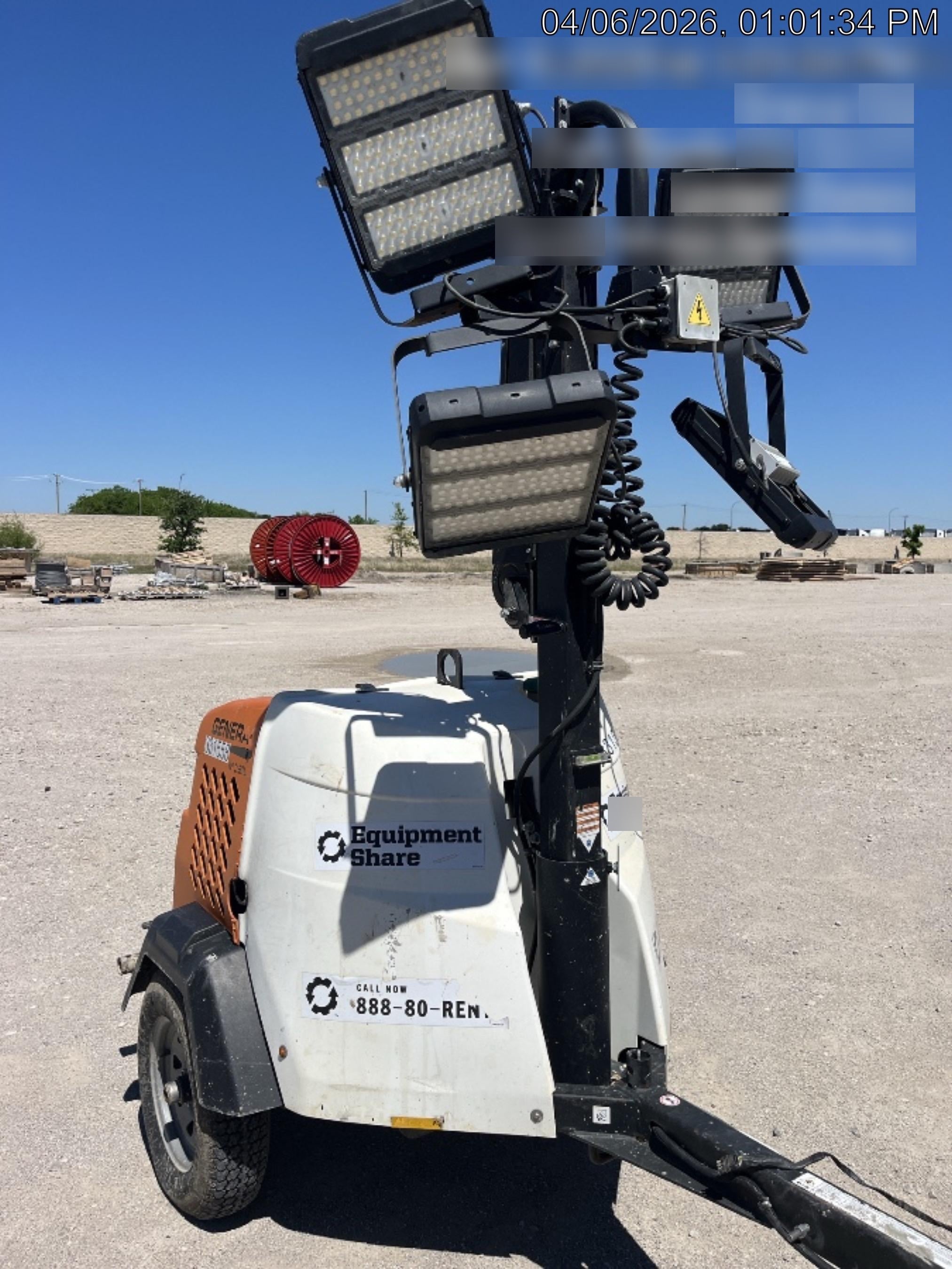 2023 Generac MLT2 Diesel, Flex Switch 120V Input, Powerzone Controller, (4) 320W LED Lights, 4kW Generator, 39.9 Gal Fuel Tank, 2" Ball, T3