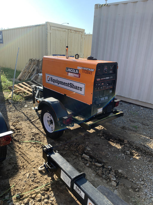 2021 Lincoln Electric Vantage 322 Vantage 322 Ready Pak 3 w/ Decals, ORANGE (includes trailer, cable rack, fender light kit) NO Telematics