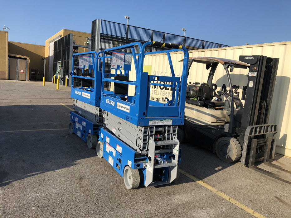 2020 Genie GS-1930 Solid Non Marking Tires, Beacon, Folding rails with half height swing gate