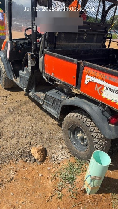 2021 Kubota RTV-X1140W-H Plastic Canopy, Windshield Acrylic Clear, LED Strobe Light, Wire Harness Kit, Back up Alarm