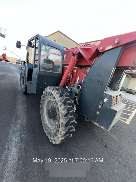 2018 Manitou MTA10055 Manitou MTA 10055 w/Open ROPS, Work Lights/Strobe, Aux Hyd, Solid Tires, Lift Hook, 66" Carriage, 60" Forks