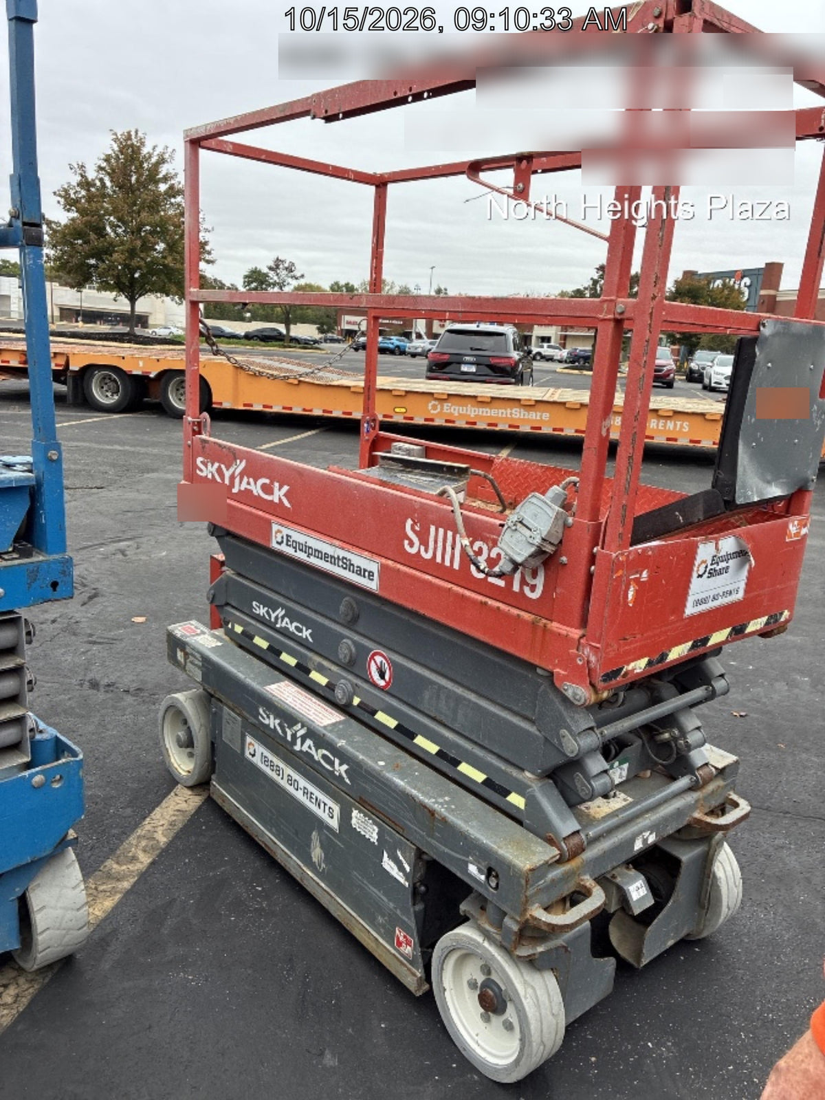 2016 Skyjack SJIII-3219 Standard Rental Specs