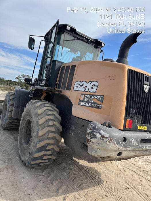 2018 Case 621G CLOSED CAB, 1 FUNCTION, JRB 416 STYLE HYD COUPLER