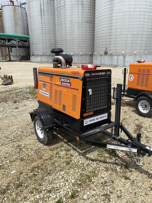 2021 Lincoln Electric Vantage 549X Ready Pak 3, ORANGE (includes trailer, cable rack, fender light kit)