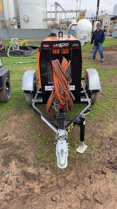 2022 Lincoln Electric LE400 Kubota V1505, Trlr, Cable Rack, Light Kit, ES Decals, T3