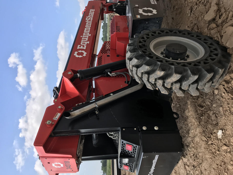 2019 Manitou MTA10055 Cab/Heat/Air, 120 HP, Solid Tires, Work Lights, Lift Hook, Auxiliary Hydraulics w/66" Carriage and 60" Forks