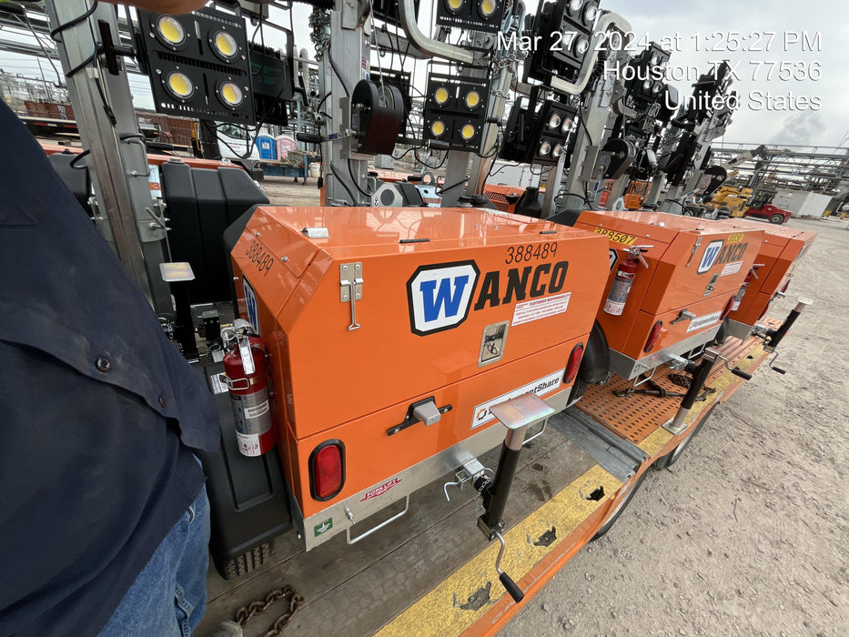 2024 Wanco WLTT-4MM4K Diesel, Deep Sea Controller, Shore Power Plug, Auto Start, (4) 350W LED Floodlights, 4kW Generator, 60 Gal Fuel Tank, 2" Ball, T3