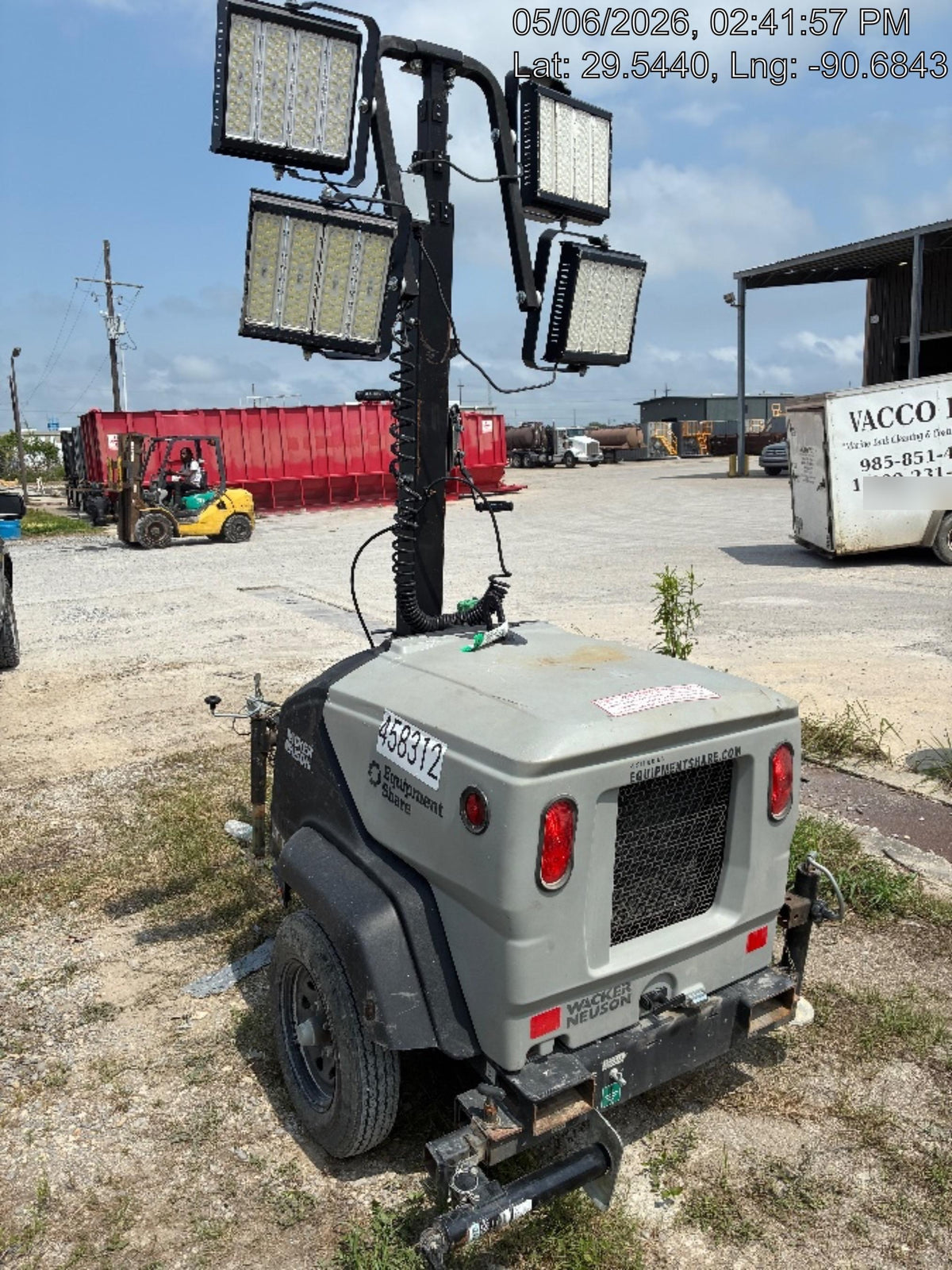 2024 Wacker Neuson LTT4 Diesel, Kohler KDW702, Deep Sea Controller, Auto Start, LED 320W, Bypass Outlet, T3