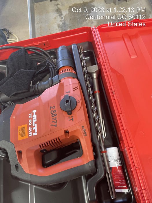 2023 HILTI TE 50-AVR