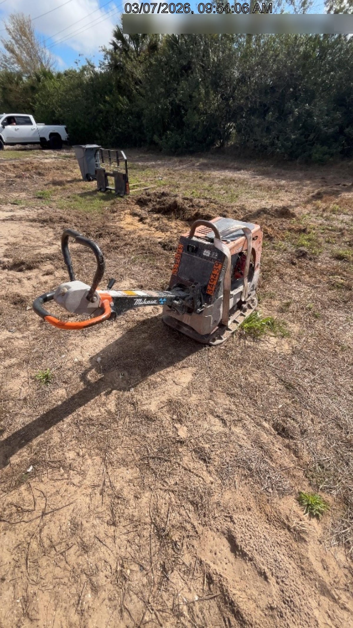 2023 Multiquip MV308GH Honda GX270, 18" Plate, Tachometer
