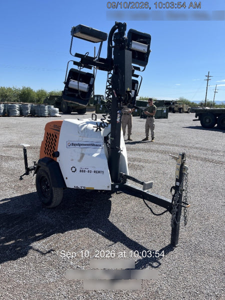 2024 Generac MLT2 Diesel, Flex Switch 120V Input, Powerzone Controller, 
(4) 320W LED Lights, 4kW Generator, 39.9 Gal Fuel Tank, 2" Ball, T3