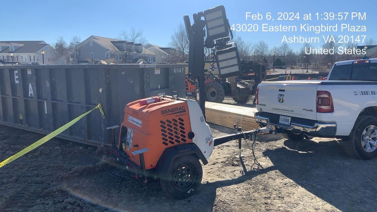 2023 Generac MLT2 Diesel, Flex Switch 120V Input, Powerzone Controller, (4) 320W LED Lights, 4kW Generator, 39.9 Gal Fuel Tank, 2" Ball, T3