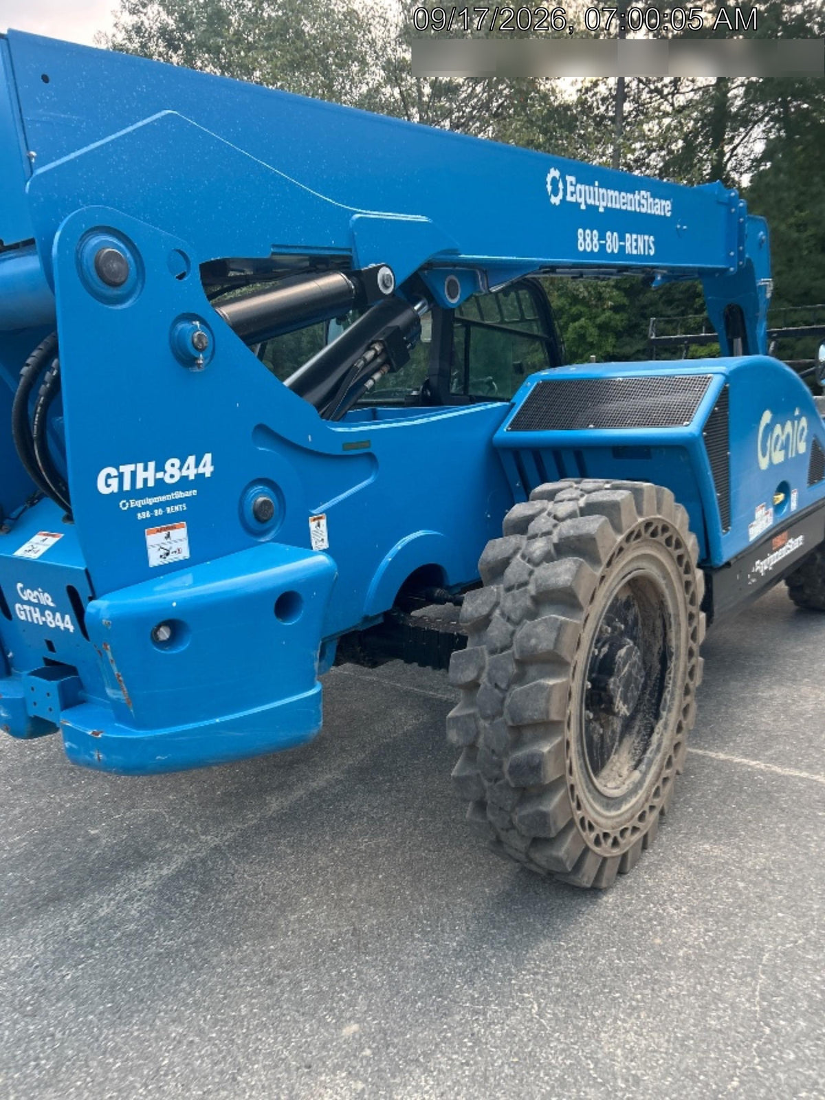 2024 Genie GTH-844 74Hp Dsl, Cab/Heat/Air, Sld Tires, LED WL, Bcn, L Hook, T3 + Access Control