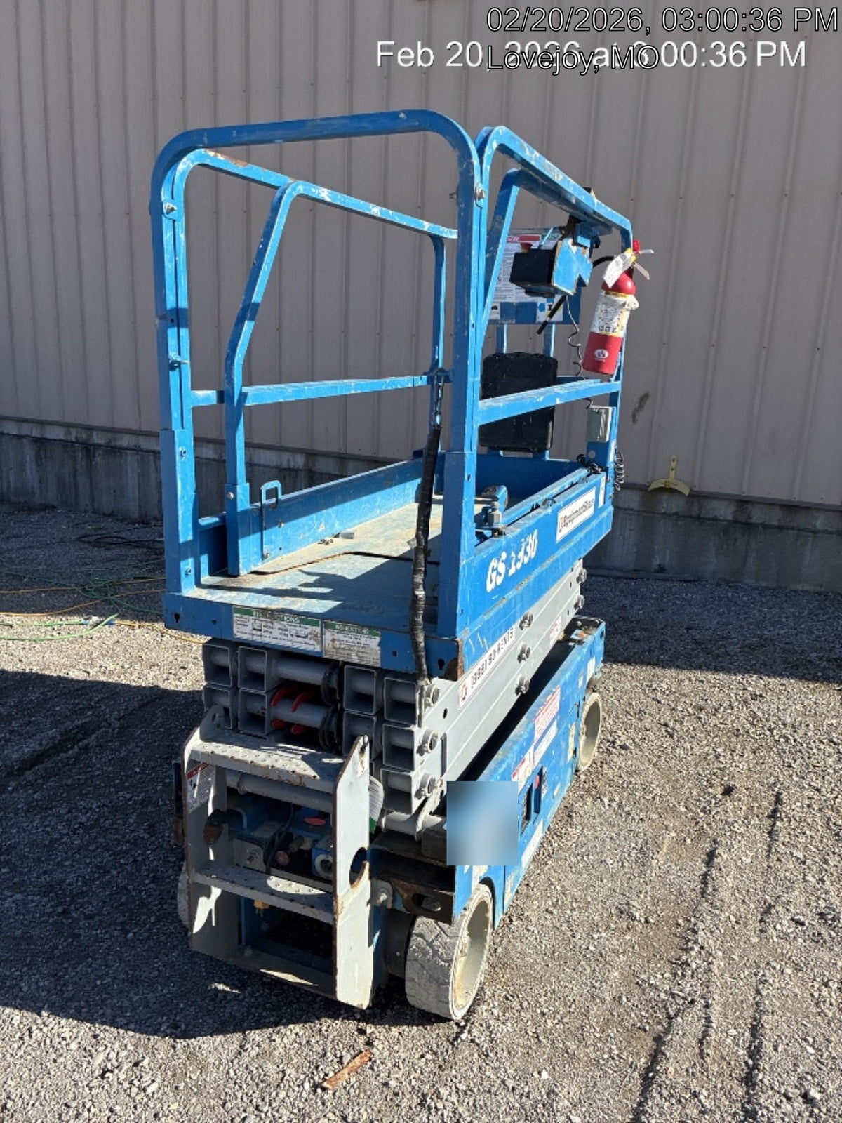 2019 Genie GS-1930 Fixed Rails with Chain Entry