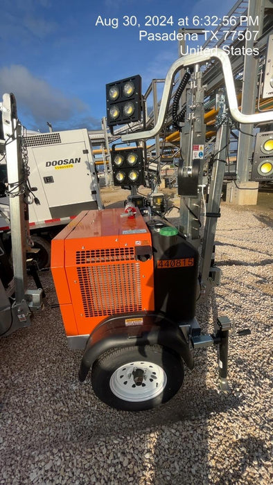 2024 Wanco WLTT-4MM4K Diesel, Deep Sea Controller, Shore Power Plug, Auto Start, (4) 350W LED Floodlights, 4kW Generator, 60 Gal Fuel Tank, 2" Ball, T3