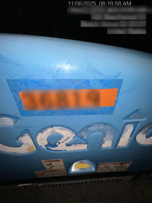 2019 Genie GTH-5519 Canopy, Solid RT Tires, LED Work Lights, Beacon 48" Carriage, 48" Forks