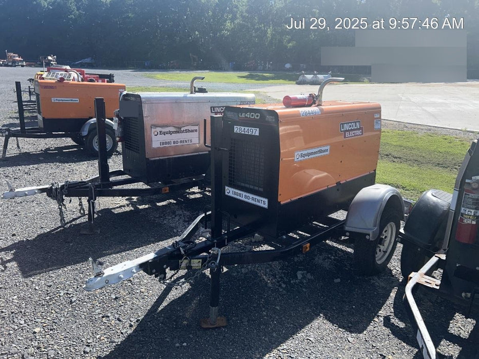 2022 Lincoln Electric LE400 Kubota V1505, Trlr, Cable Rack, Light Kit, ES Decals, T3