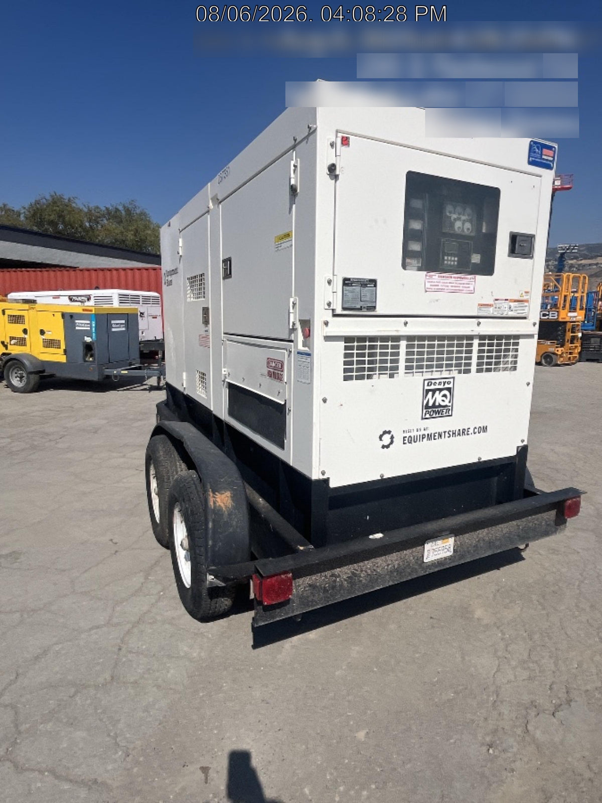 2022 MULTIQUIP DCA125