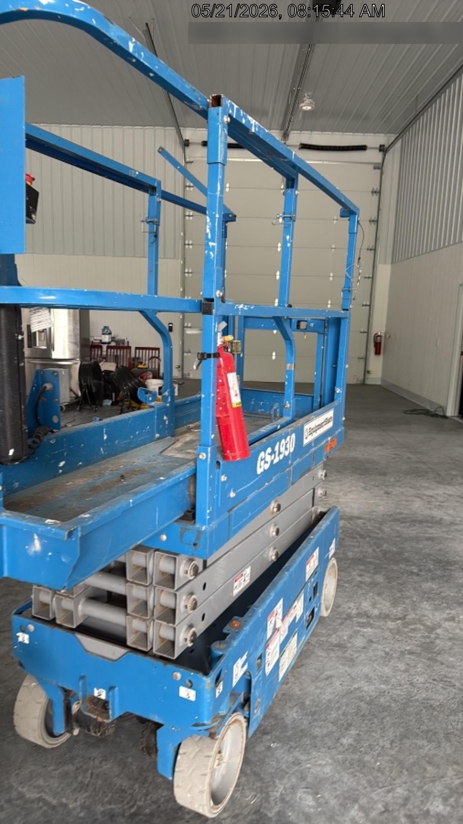 2020 Genie GS-1930 Solid Non Marking Tires, Beacon, Folding rails with half height swing gate