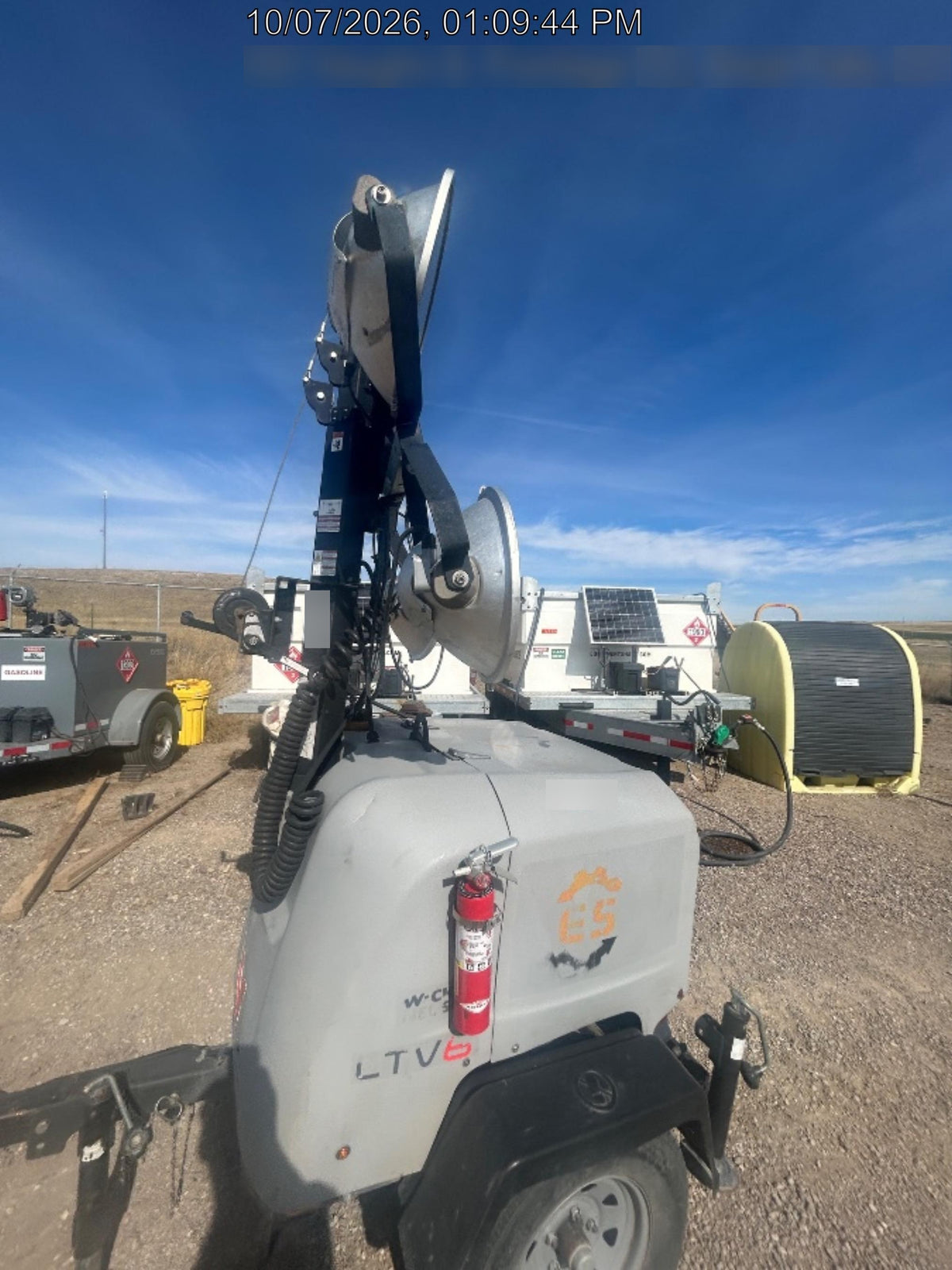 Wacker Neuson LTV6K-MH Wacker Neuson LTV6K Mobile Light Tower w/Fuel Level Sensor Installed