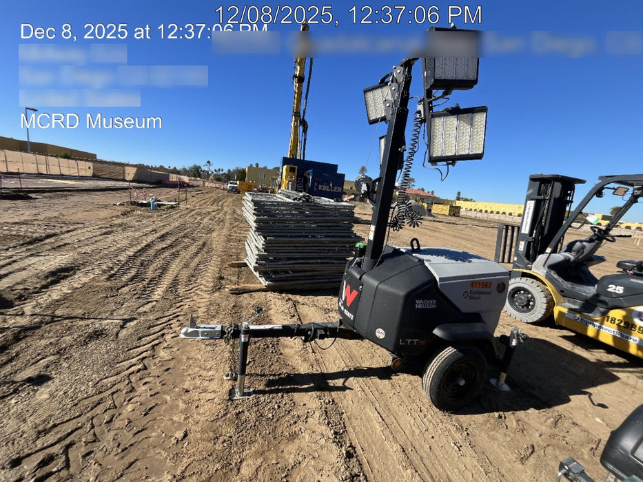 2024 Wacker Neuson LTT4 Diesel, Kohler KDW702, Deep Sea Controller, Auto Start, LED 320W, Bypass Outlet, T3