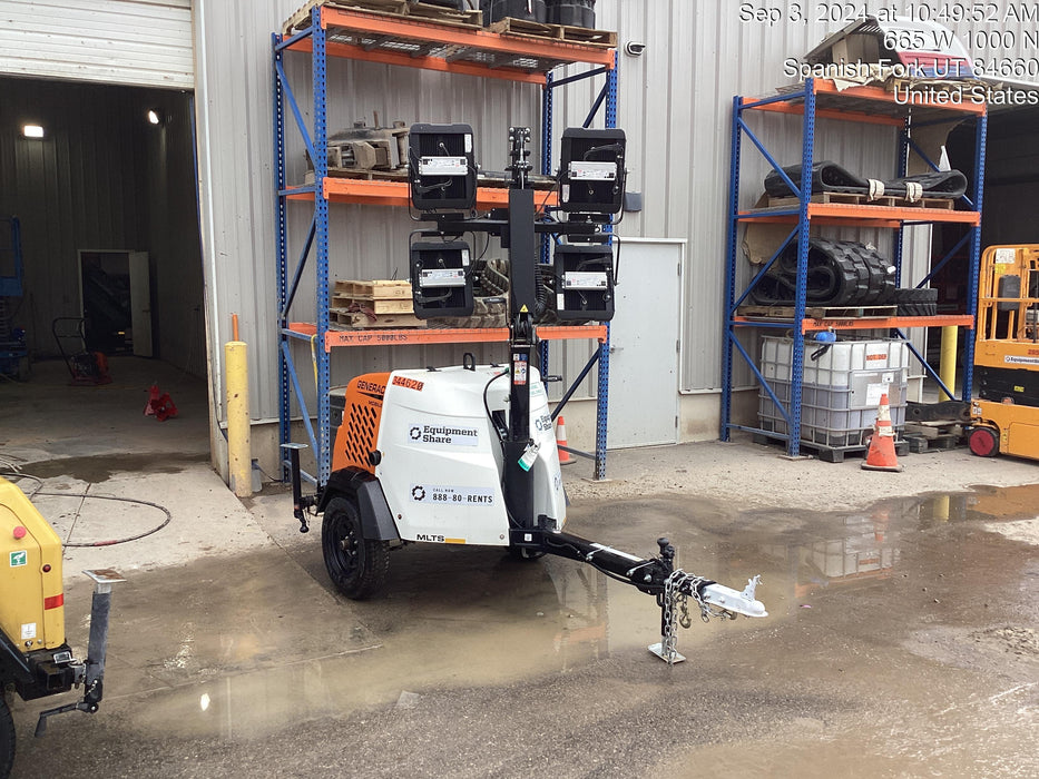 2023 Generac MLT2 Diesel, Flex Switch 120V Input, Powerzone Controller, (4) 320W LED Lights, 4kW Generator, 39.9 Gal Fuel Tank, 2" Ball, T3