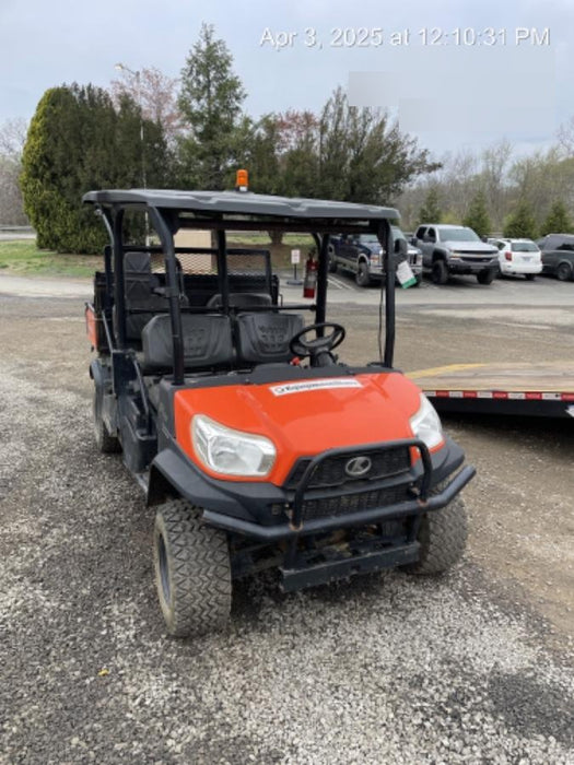2020 Kubota RTV-X1140W-H 4WD utility cart -LED strobe -Windshield tempered glass -Plastic canopy -Wire harness kit -Backup alarm
