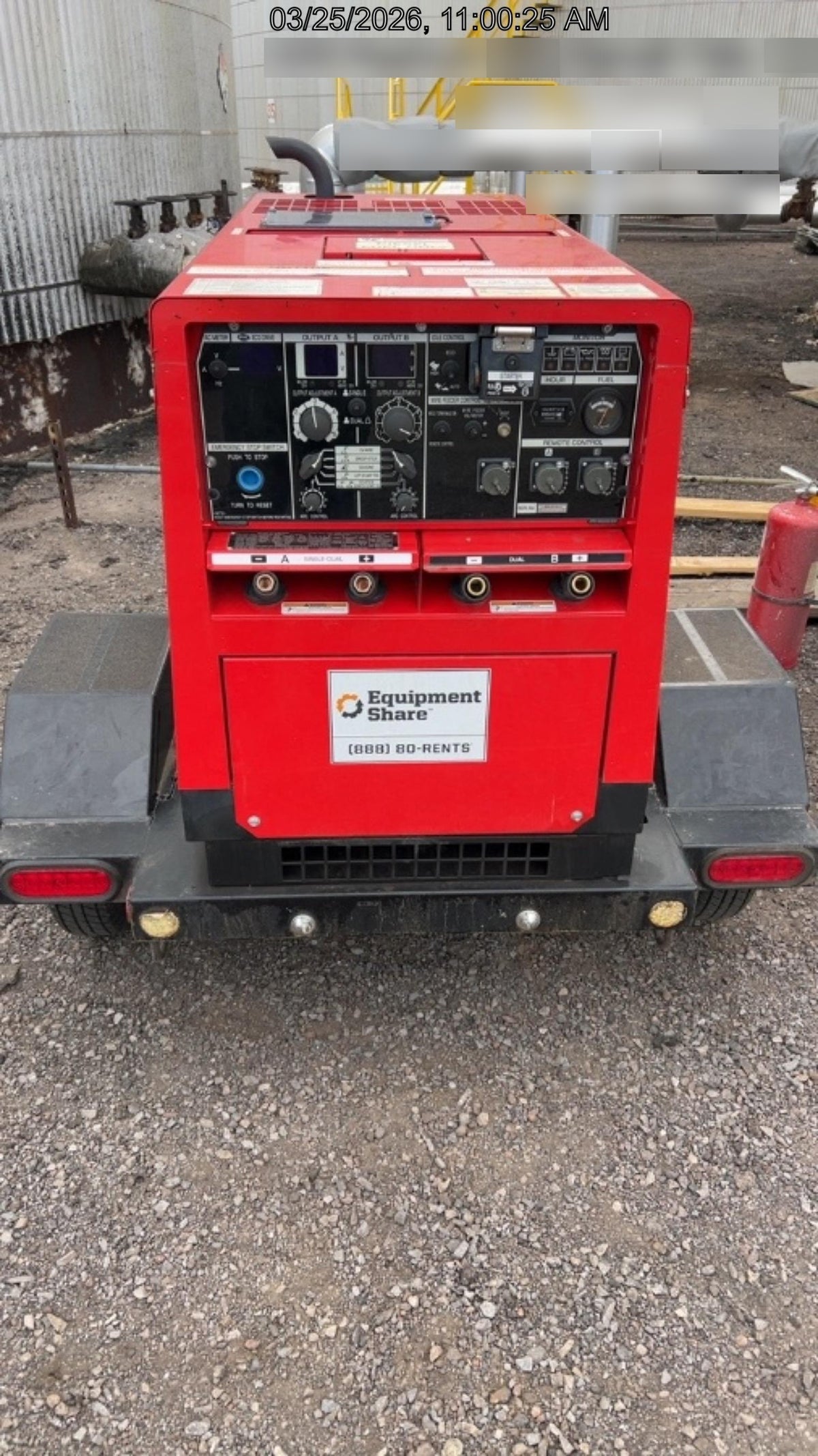 2022 Shindaiwa DGW400MDL Kubota D902 Engine, 23 HP, Dual Op Welder, Wire, Arc, Droop Stick, Tig, and CC Stick Functionality, Simulphase, 3 Phase and 1 Phase Gen Output, Single Axle NB Trlr, Slr Trckl Chrg 12V 12W, Fire Ext