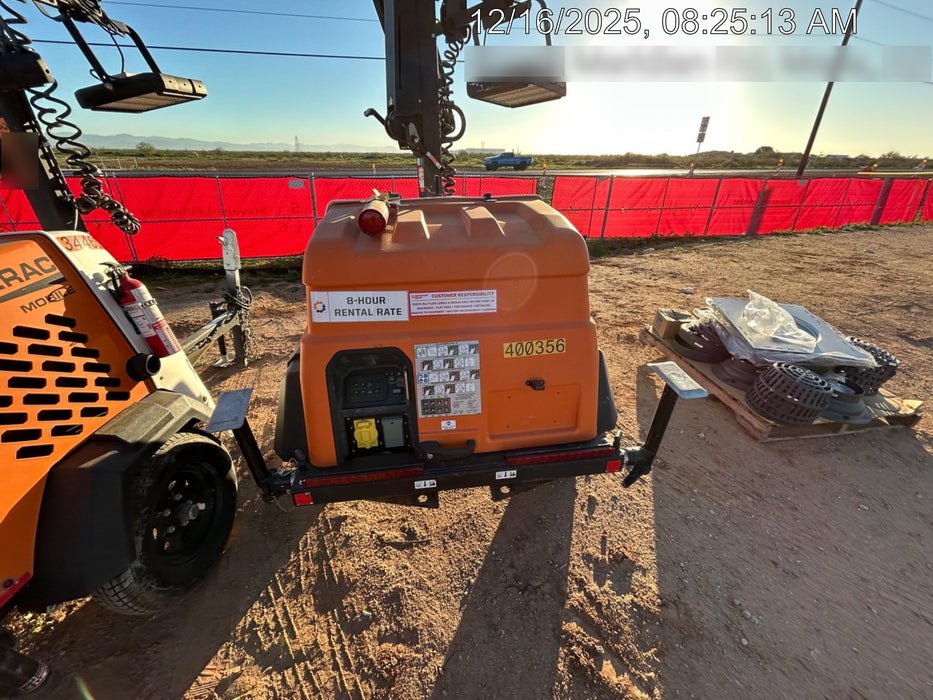 2024 Generac MLT2 Diesel, Flex Switch 120V Input, Powerzone Controller, 
(4) 320W LED Lights, 4kW Generator, 39.9 Gal Fuel Tank, 2" Ball, T3