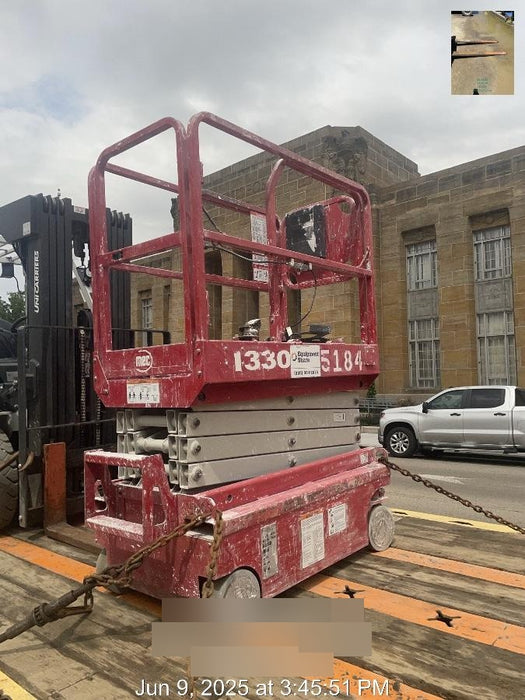 2017 MEC 1330SE 13' Scissor Lift w/2 Year Extended Full Warranty