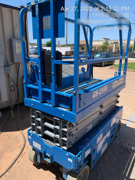 2020 Genie GS-1930 Fixed rails with chain entry gate - Pre A92.20