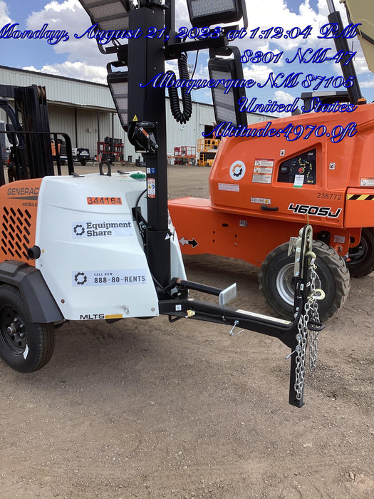 2023 Generac MLT2 Diesel, Flex Switch 120V Input, Powerzone Controller, (4) 320W LED Lights, 4kW Generator, 39.9 Gal Fuel Tank, 2" Ball, T3