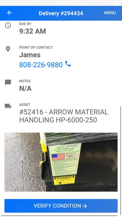 2019 ARROW MATERIAL HANDLING HP-6000-250