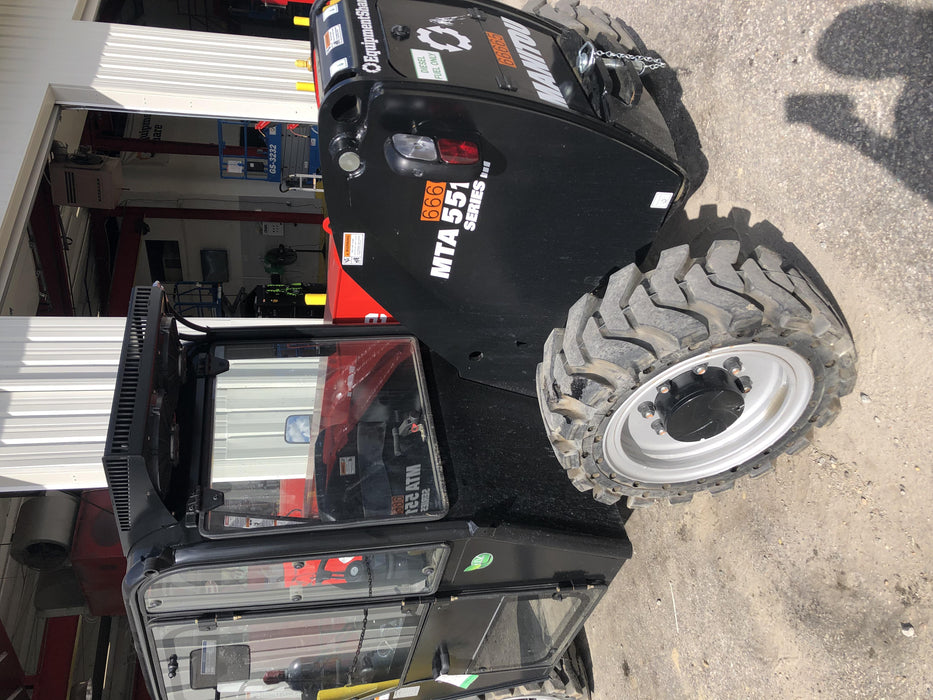 2020 Manitou MTA5519 Cab/Heat/Air, Solid Tires, Work Lights, Beacon, Aux Hydraulics, Back up Alarm, Mirrors, ES Keypad