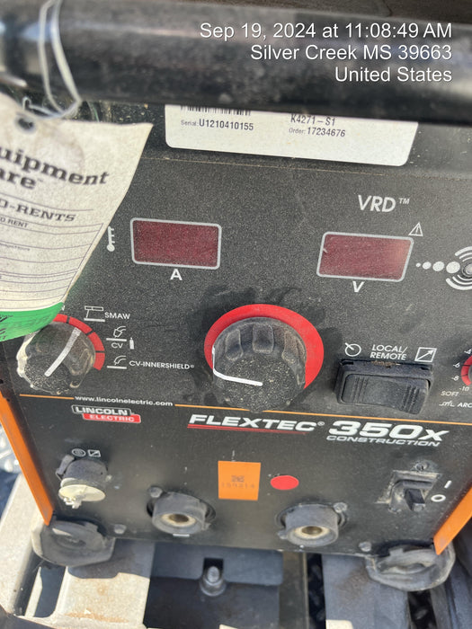 2021 LINCOLN ELECTRIC FLEXTEC 350X