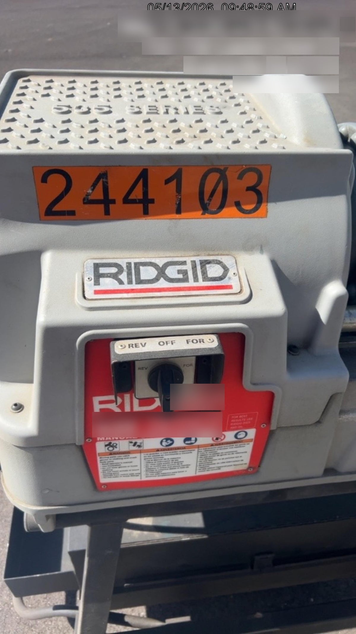 2022 RIDGID 535