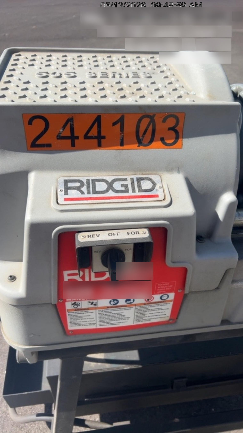 2022 RIDGID 535