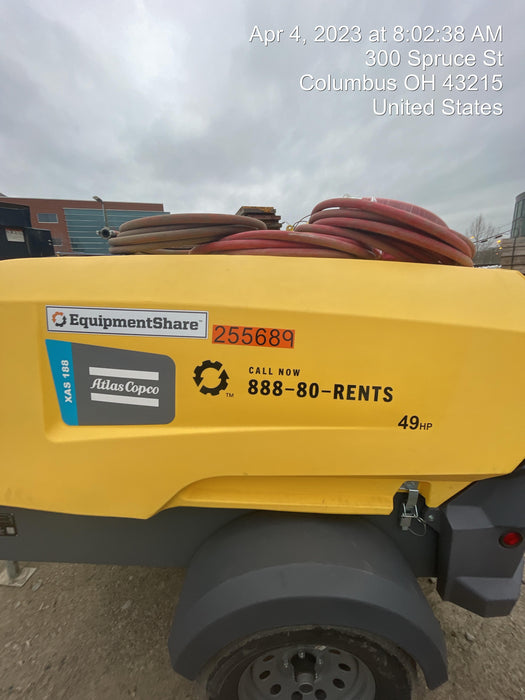 2022 ATLAS COPCO XAS188 CWK