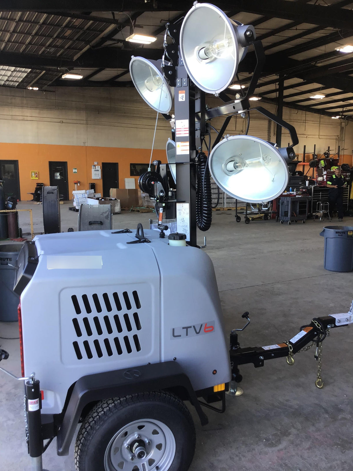 2019 Wacker Neuson LTV6L-MH Wacker Neuson LTV6L Mobile Light Tower w/Fuel Level Sensor Installed