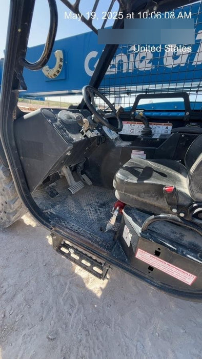 2018 Genie GTH-844 Genie GTH-844D w/Open ROPS, Solid Tires, Work Light/Beacon, 60" Carriage and Forks